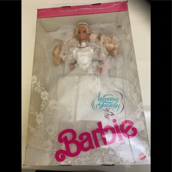 Vintage 1989 Mattel Wedding Fantasy Barbie NRFBNIB - Picture 1 of 11